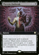 Phyresis Outbreak (Extended Art) [Phyrexia: All Will Be One Commander] - Destination Retro