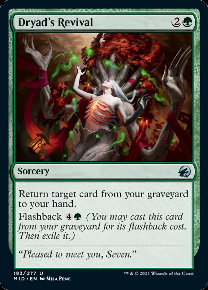 Dryad's Revival [Innistrad: Midnight Hunt] - Destination Retro