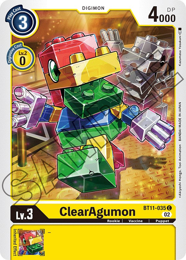 ClearAgumon [BT11-035] [Dimensional Phase] - Destination Retro