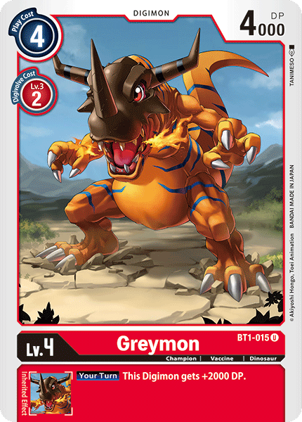 Greymon [BT1-015] [Release Special Booster Ver.1.0] - Destination Retro