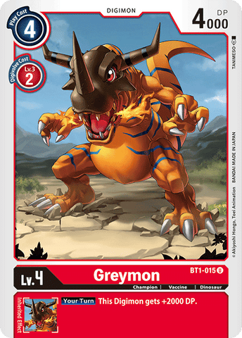 Greymon [BT1-015] [Release Special Booster Ver.1.0] - Destination Retro