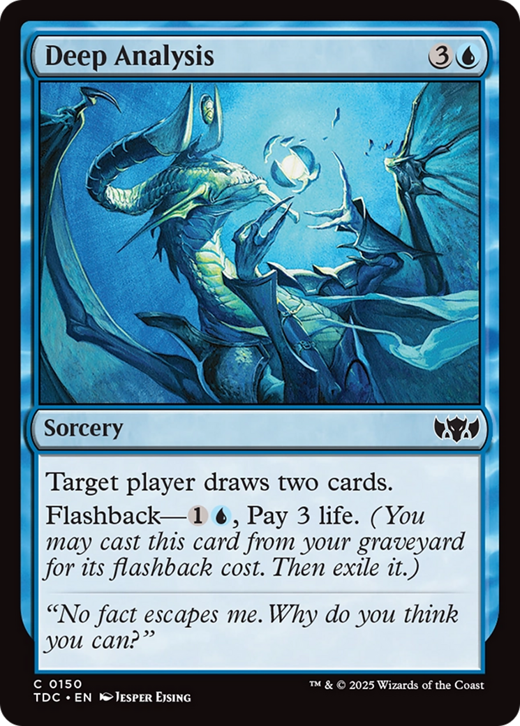 Deep Analysis [Tarkir: Dragonstorm Commander] - Destination Retro