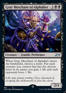 Gray Merchant of Alphabet (Galaxy Foil) [Unfinity] - Destination Retro