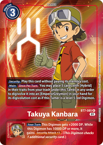 Takuya Kanbara [BT7-085] (Alternative Art - Box Topper) [Next Adventure] - Destination Retro