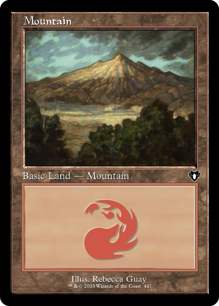 Mountain (447) (Retro) [Commander Masters] - Destination Retro