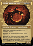 Sauron, the Dark Lord (Showcase) (Surge Foil) [The Lord of the Rings: Tales of Middle-Earth] - Destination Retro