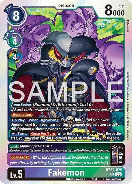 Fakemon [BT22-075] [Cyber Eden] - Destination Retro