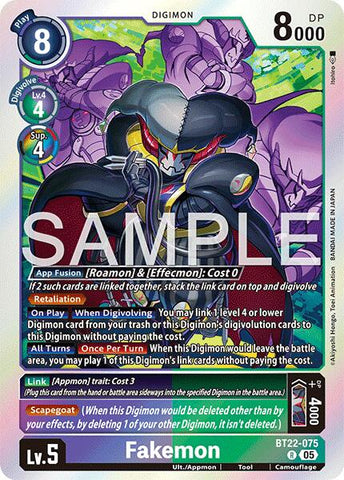 Fakemon [BT22-075] [Cyber Eden] - Destination Retro