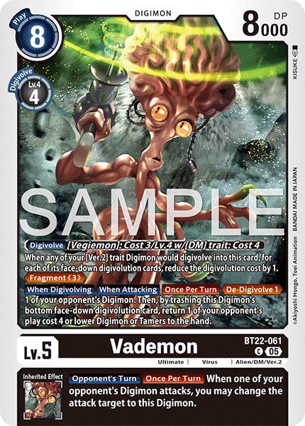 Vademon [BT22-061] [Cyber Eden] - Destination Retro