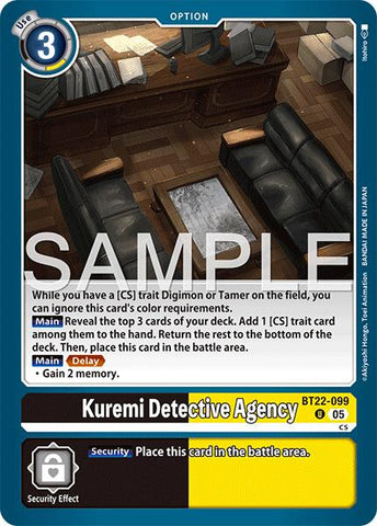 Kuremi Detective Agency [BT22-099] [Cyber Eden] - Destination Retro