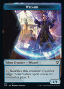 Kor Warrior // Wizard Double-Sided Token [Commander Legends: Battle for Baldur's Gate Tokens] - Destination Retro