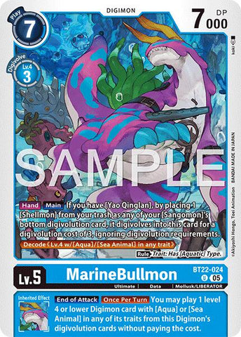 MarineBullmon [BT22-024] [Cyber Eden] - Destination Retro