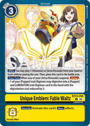 Unique Emblem: Fable Waltz [BT22-098] [Cyber Eden] - Destination Retro