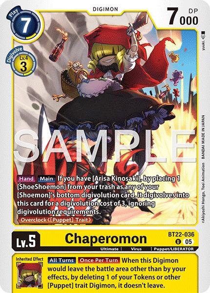 Chaperomon [BT22-036] [Cyber Eden] - Destination Retro