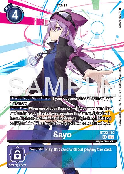Sayo [BT22-102] [Cyber Eden] - Destination Retro