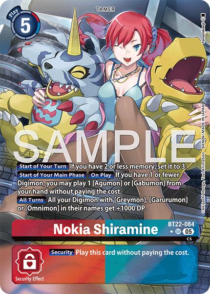 Nokia Shiramine [BT22-084] (Alternate Art) [Cyber Eden] - Destination Retro