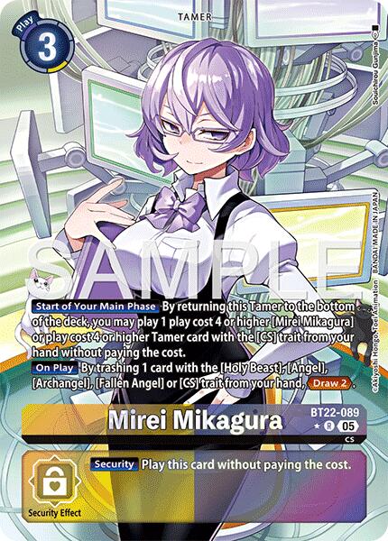 Mirei Mikagura [BT22-089] (Alternate Art) [Cyber Eden] - Destination Retro