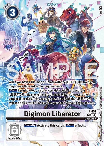 Digimon Liberator [P-151] (Digimon Liberator Debuggers Set) [Promotional Cards] - Destination Retro