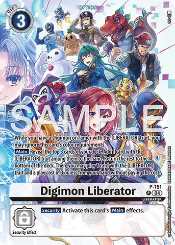 Digimon Liberator [P-151] (Digimon Liberator Debuggers Set) [Promotional Cards] - Destination Retro