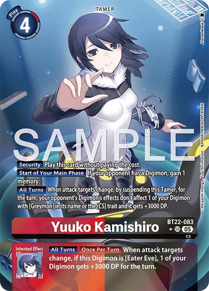 Yuuko Kamishiro [BT22-083] (Alternate Art) [Cyber Eden] - Destination Retro