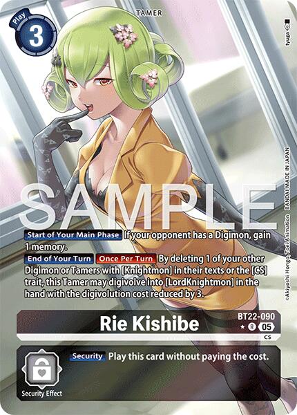 Rie Kishibe [BT22-090] (Alternate Art) [Cyber Eden] - Destination Retro