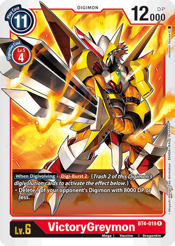 VictoryGreymon [BT4-019] [Great Legend] - Destination Retro