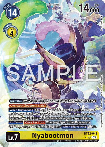 Nyabootmon [BT22-042] (Alternate Art) [Cyber Eden] - Destination Retro
