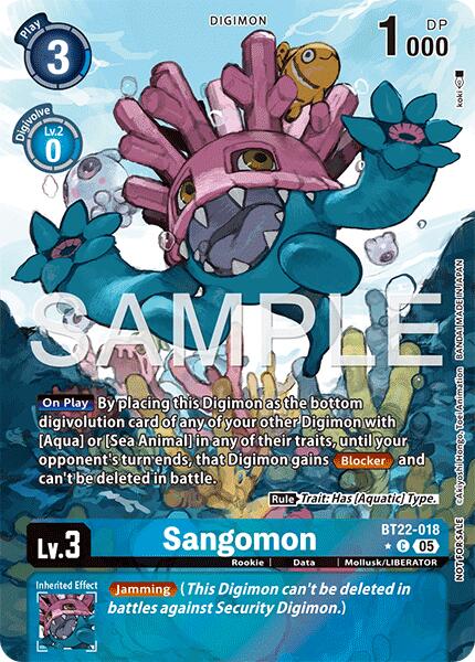 Sangomon [BT22-018] (Box Topper) [Cyber Eden] - Destination Retro