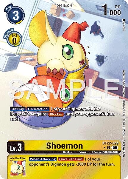 Shoemon [BT22-029] (Box Topper) [Cyber Eden] - Destination Retro