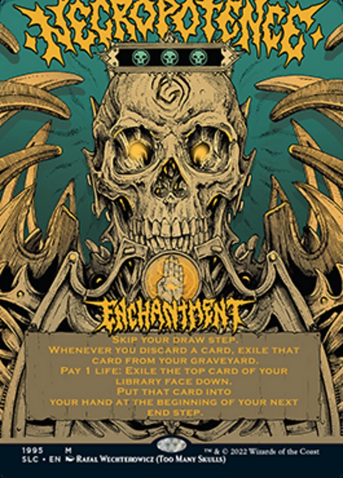 Necropotence (Borderless Alternate Art) [Secret Lair Countdown Kit] - Destination Retro