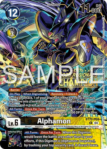 Alphamon [BT20-056] (Regionals 25-26 Season 2 Champion) [Release Special Booster Ver.2.0] - Destination Retro