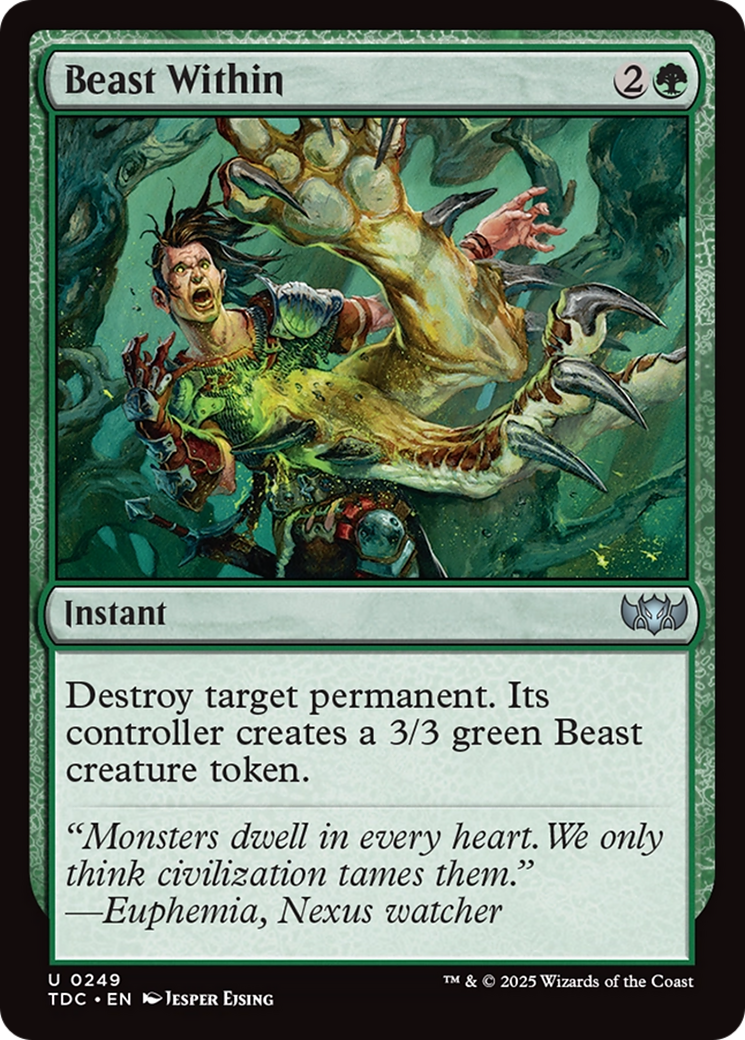 Beast Within [Tarkir: Dragonstorm Commander] - Destination Retro