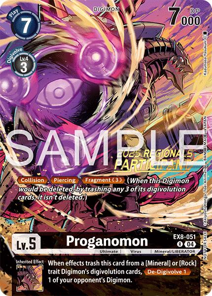 Proganomon [EX8-051] (Regionals 25-26 Season 2 Participant) [Chain of Liberation] - Destination Retro