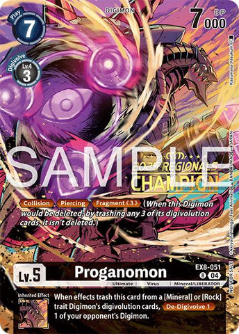 Proganomon [EX8-051] (Regionals 25-26 Season 2 Champion) [Chain of Liberation] - Destination Retro