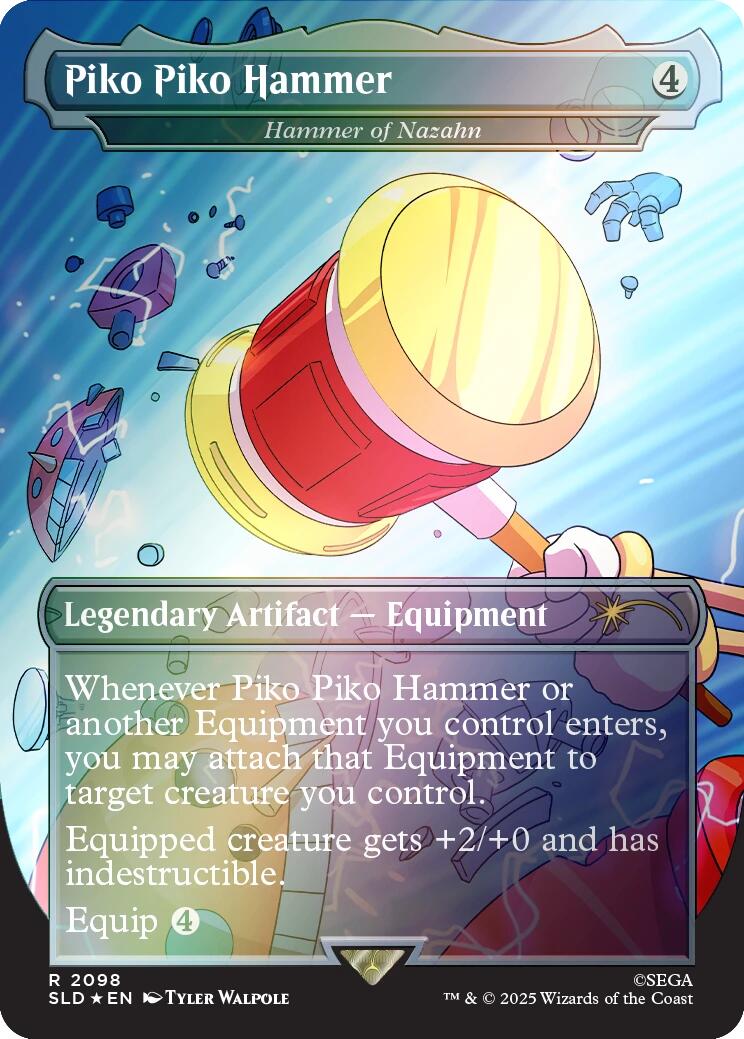 Piko Piko Hammer - Hammer of Nazahn (Rainbow Foil) [Secret Lair Drop Series] - Destination Retro