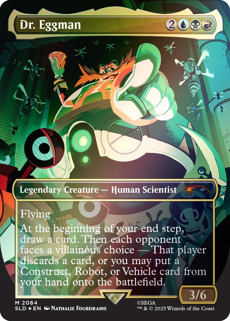 Dr. Eggman (Rainbow Foil) [Secret Lair Drop Series] - Destination Retro