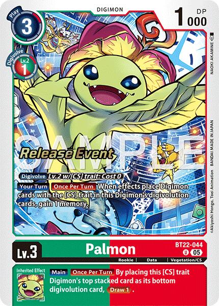 Palmon [BT22-044] [Cyber Eden Release Event Cards] - Destination Retro