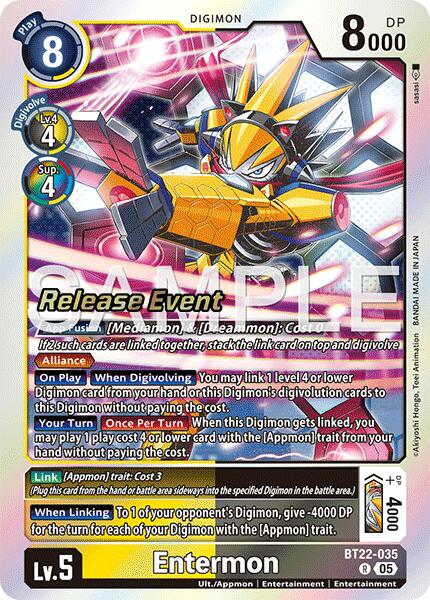 Entermon [BT22-035] [Cyber Eden Release Event Cards] - Destination Retro