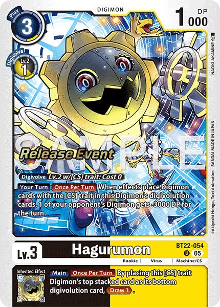 Hagurumon [BT22-054] [Cyber Eden Release Event Cards] - Destination Retro