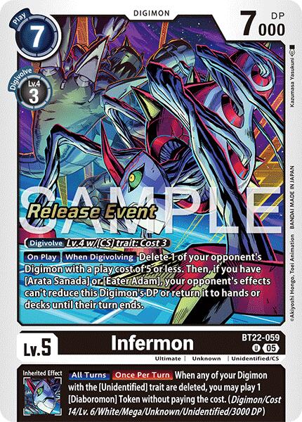 Infermon [BT22-059] [Cyber Eden Release Event Cards] - Destination Retro