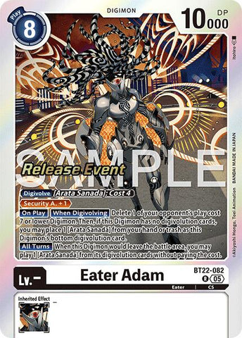 Eater Adam [BT22-082] [Cyber Eden Release Event Cards] - Destination Retro