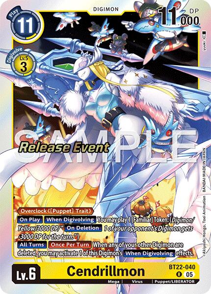 Cendrillmon [BT22-040] [Cyber Eden Release Event Cards] - Destination Retro