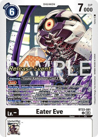 Eater Eve [BT22-081] [Cyber Eden Release Event Cards] - Destination Retro