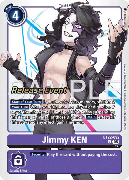 Jimmy KEN [BT22-092] [Cyber Eden Release Event Cards] - Destination Retro