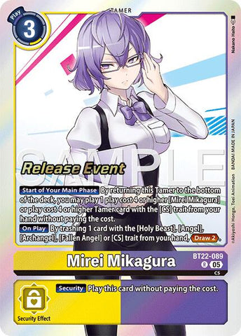 Mirei Mikagura [BT22-089] [Cyber Eden Release Event Cards] - Destination Retro