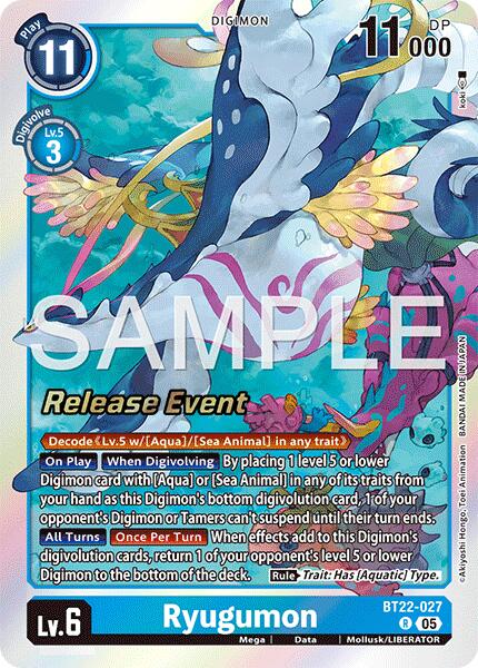 Ryugumon [BT22-027] [Cyber Eden Release Event Cards] - Destination Retro