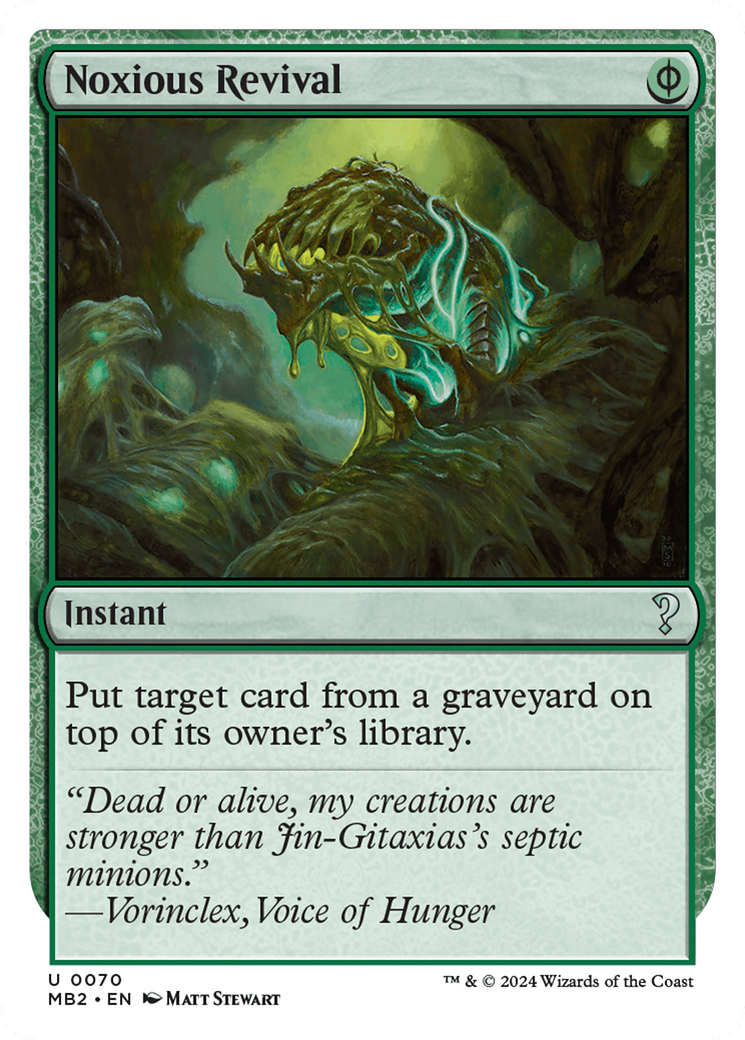 Noxious Revival (White Border) [Mystery Booster 2] - Destination Retro