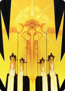 Hardlight Containment Art Card (Gold-Stamped Planeswalker Symbol) [Edge of Eternities Art Series] - Destination Retro