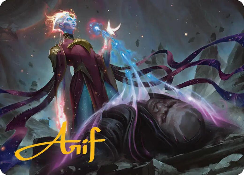 Lightstall Inquisitor Art Card (Gold-Stamped Signature) [Edge of Eternities Art Series] - Destination Retro