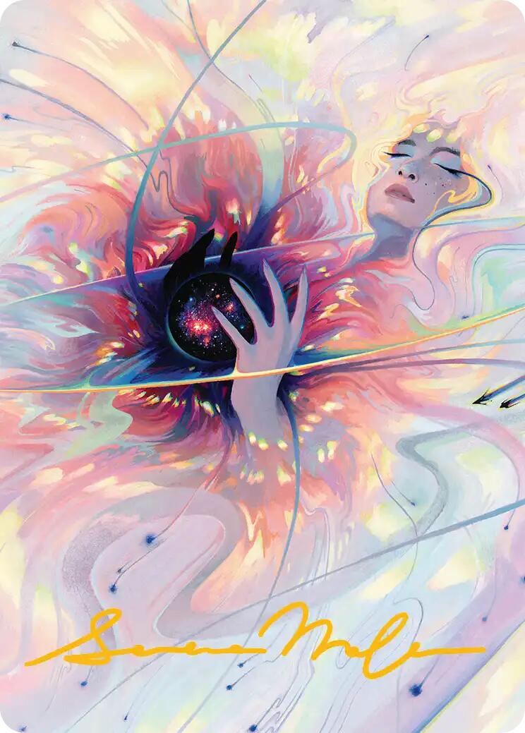 Beyond the Quiet Art Card (Gold-Stamped Signature) [Edge of Eternities Art Series] - Destination Retro